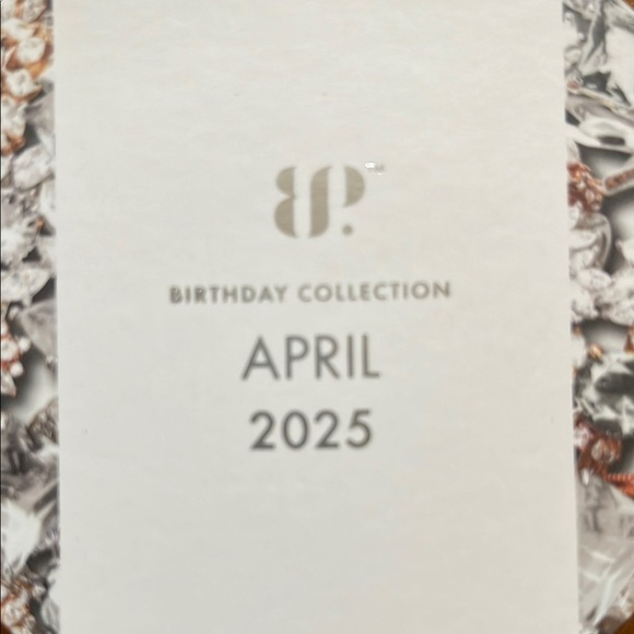 BP APRIL 2025 Rose Gold Necklace with Diamond Cubic Zirconia Crystals - Picture 3 of 3